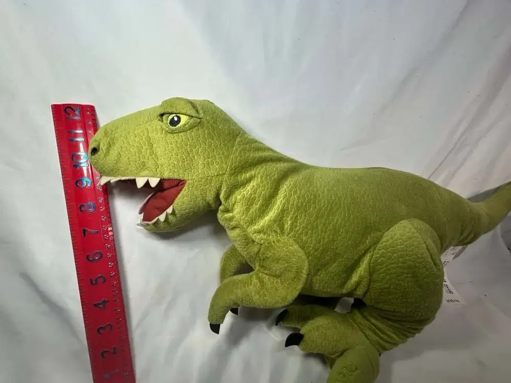 Ikea Jattelik Dinosaur Tyrannosaurus Plush Green T Rex Stuffed Animal